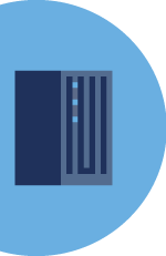 Ein Server in Pixelart